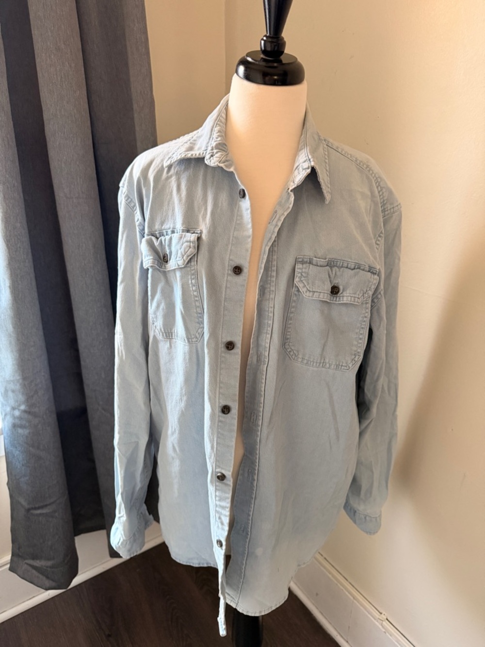Wrangler Light Blue Denim Shirt Jacket
